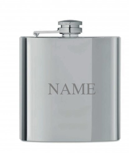 Personalised Stainless Steel Luxury Hip Flask 